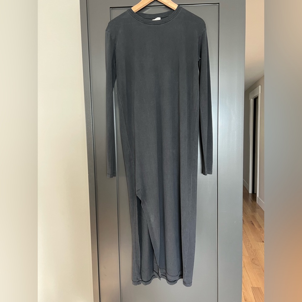 Black Long Sleeve Dress by Mikuta